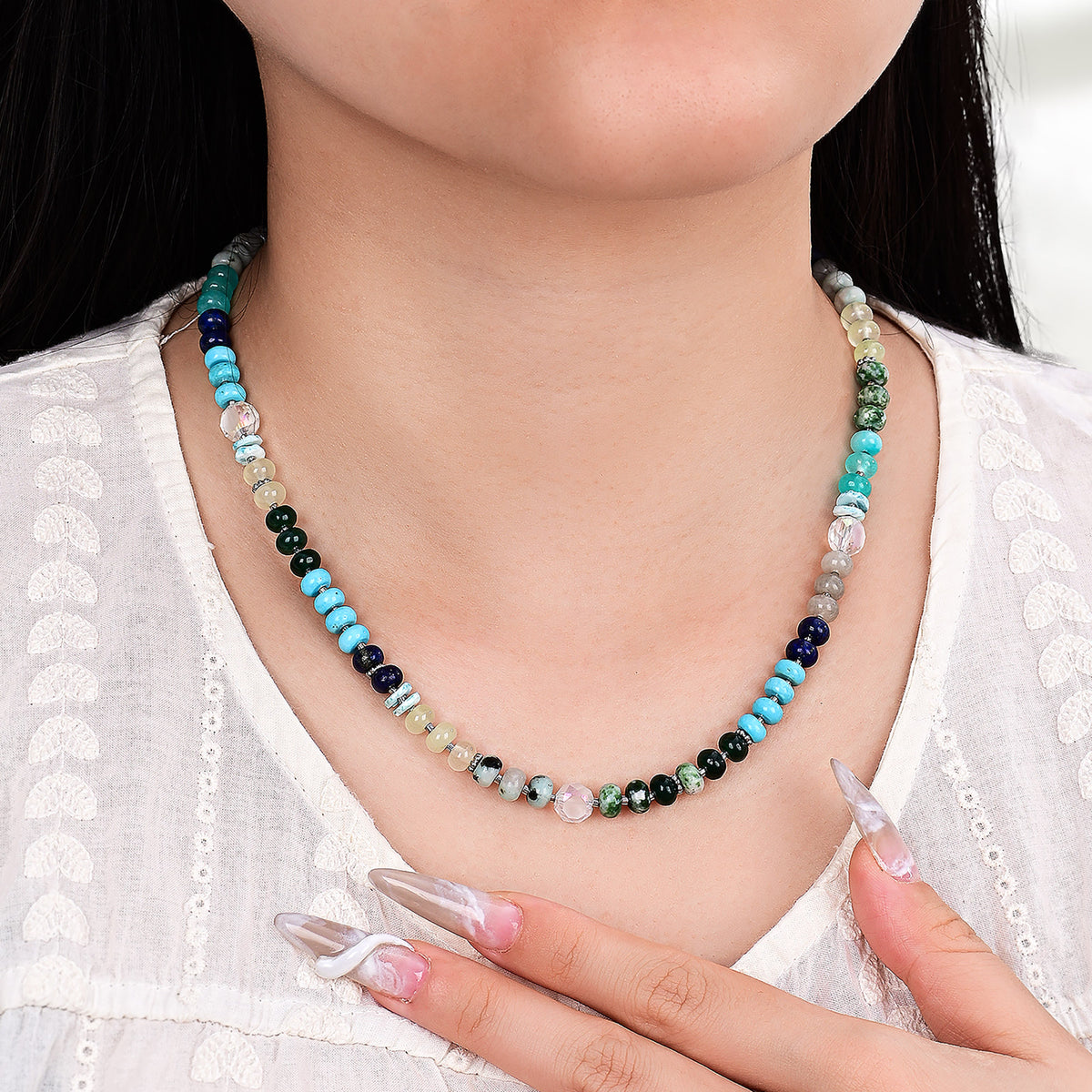 Ocean Breeze Stone Necklace