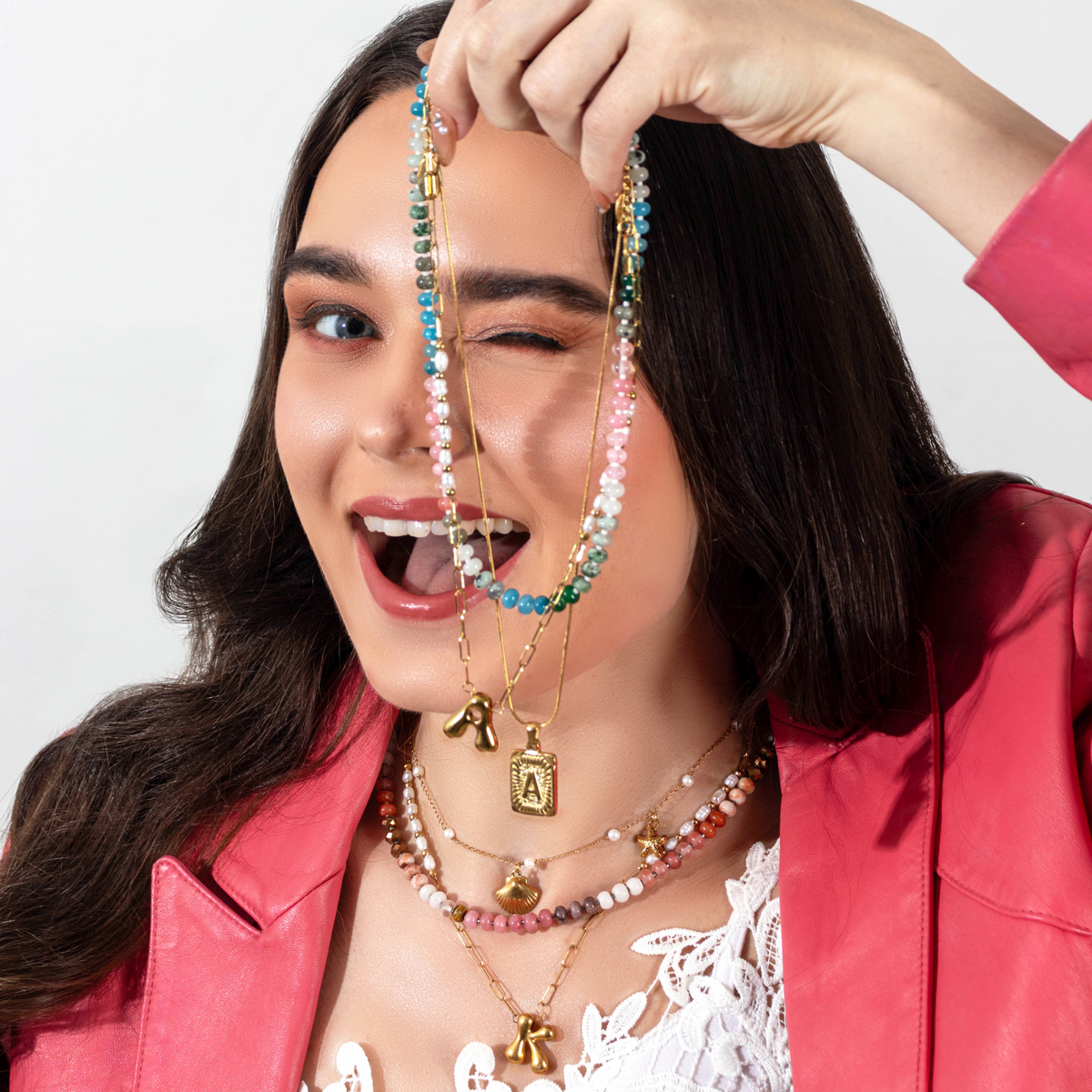 Pastel Dream Stone Necklace